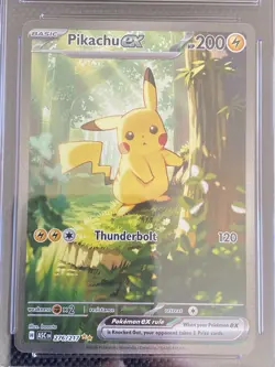 Pokemon Asc En-Ascended Heroes Special Illustration Pikachu Ex 2 Cgc 10 Pristine - Image 4