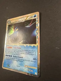 Pokemon TCG Feraligatr Prime Heartgold & Soulsilver 108/123Holo Rare Prime MP - Image 3