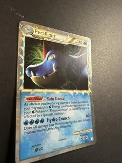 Pokemon TCG Feraligatr Prime Heartgold & Soulsilver 108/123Holo Rare Prime MP - Image 4