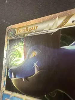 Pokemon TCG Feraligatr Prime Heartgold & Soulsilver 108/123Holo Rare Prime MP - Image 5