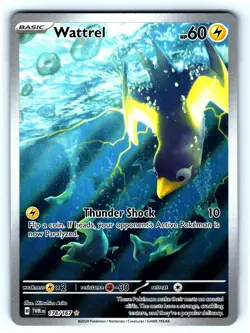 Wattrel Holo Illustration Rare #178/167 Twilight Masquerade Pokemon TCG - Image 1