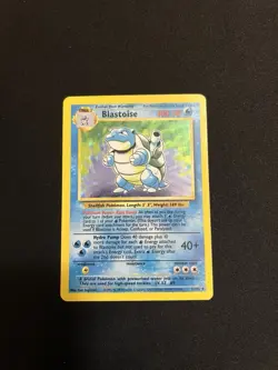 Pokemon Blastoise Holo Base Set 2/102 Unlimited MP - Image 1