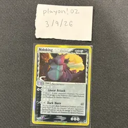 Pokemon Nidoking EX Dragon Frontiers Delta Species Holo Rare 6/101 120 HP 2006 - Image 3
