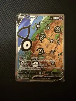 Unown V 177/195 (Alternate Full Art) Pokemon TCG English Silver Tempest - Image 1