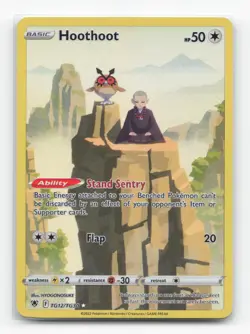 Pokemon TCG - Hoothoot TG12/TG30 Holo Astral Radiance Trainer Gallery - Image 1
