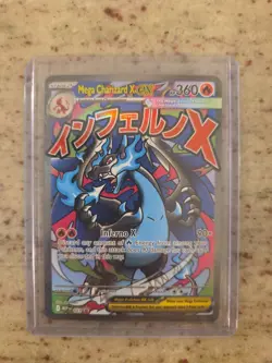 Pokemon Mega Charizard X ex 023 Me: Mega Evolution Promo Holo - Image 1