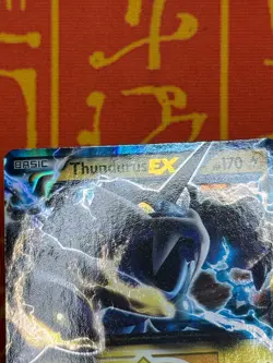 POKEMON TCG THUNDURUS EX 38/116 HOLO ULTRA RARE LIGHT PLAY PLASMA FREEZE - Image 3