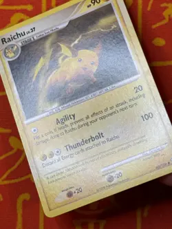 POKEMON TCG RAICHU 45/100 NON HOLO UNCOMMON LIGHT PLAY MAJESTIC DAWN - Image 4