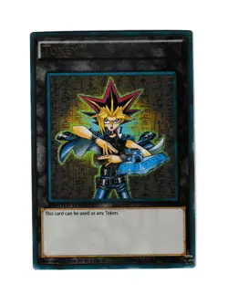 Token: Yami Yugi Ultra Rare King of Games: Yugi's Legendary Decks YGLD-ENTKN NM - Image 1