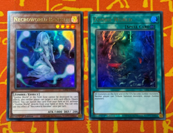 YUGIOH NECROWORLD BANSHEE + ZOMBIE WORLD ULTRA RARE 1ST NM GFP2-EN114/154 - Image 1