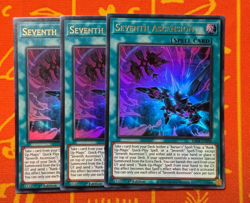 YUGIOH SEVENTH ASCENSION ULTRA RARE NM RA04-EN098 x3 PLAYSET - Image 1