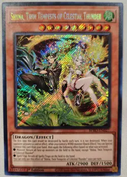 Yu-Gi-Oh [x1] Shina, Twin Tempests of Celestial Thunder [x1] BPRO-EN027 M/NM - Image 1