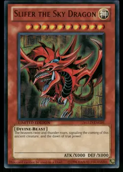 Slifer the Sky Dragon Ultra Rare YGLD-ENG01 NM - Image 1