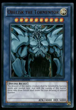 Obelisk the Tormentor Ultra Rare YGLD-ENG02 NM - Image 1