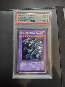 Yu-Gi-Oh Blue Eyes Ultimate Dragon Limited Edition 2006 JMP-EN005 PSA 6 - Image 1
