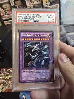 Yu-Gi-Oh Blue Eyes Ultimate Dragon Limited Edition 2006 JMP-EN005 PSA 6 - Image 2
