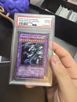Yu-Gi-Oh Blue Eyes Ultimate Dragon Limited Edition 2006 JMP-EN005 PSA 6 - Image 3