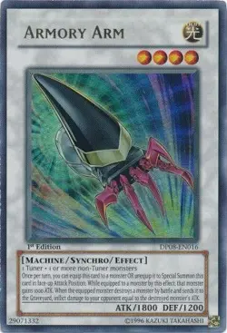 YUGIOH Armory Arm - DP08-EN016 - Ultra Rare 1st Edition NM - Image 1