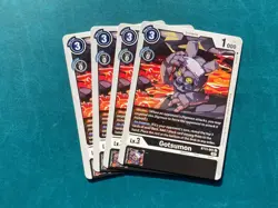 Gotsumon BT13-061 Playset Versus Royal Knights Digimon Card Game x4 - Image 1