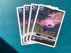 Koromon EX10-002 Playset Sinister Order Digimon Card Game x4 - Image 1