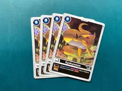 Kyokyomon BT15-005 Playset Exceed Apocalypse Digimon Card x4 - Image 1