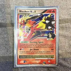 Pokemon Blaziken FB LV.X 142/147 Supreme Victors Rare Holo LV.X 2009 Card - Image 1