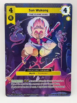 Sun Wukong The Clone King Alt Art Metazoo 2025 Base Set MZ1 231/214 3 Star Card - Image 1