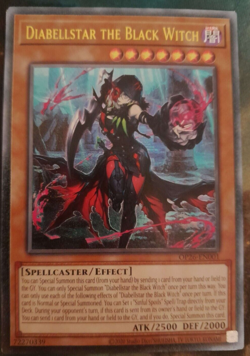 Diabellstar The Black Witch OP26-EN001 Ultimate Rare Yu-Gi-Oh Card - Image 1