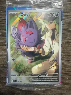 N's Zorua 189 Sv: Journey Together Promo Card Holo sealed - Image 1