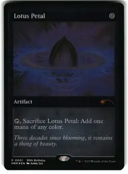 Lotus Petal (Foil Etched) 1 Magic_the_gathering Unique and Miscellaneous Promos - Image 1