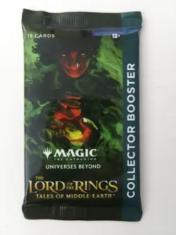 MAGIC THE GATHERING LORD OF THE RINGS COLLECTOR BOOSTER PACK - FACTORY SEALED! - Image 1
