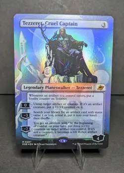 Tezzeret, Cruel Captain (Borderless) Edge of Eternities Foil - Image 1