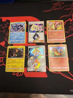 Lot Of 6 Pokemon Cards From 2018 Various Sets Mixed Lot Conditions Vary See Pics - Image 1