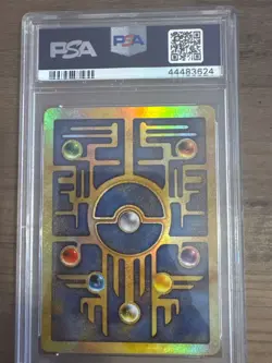 New Cert Swirl Pokemon 2000 Movie TCG Ancient Mew 2000 PSA 8 - Image 2