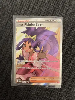 Pokemon TCG Iris's Fighting Spirit Journey Together Full Art Card 180/159 - Image 1