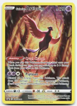 Galarian Articuno SWSH282 Promo SWSH Black Star Pokemon Near Mint - Image 1