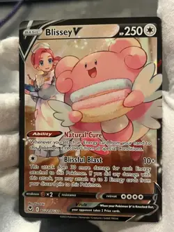 Pokemon TCG Blissey V TG22/TG30 Silver Tempest Trainer Gallery Holo NM - Image 3