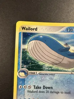 Wailord 14/109 EX Ruby & Sapphire Holo Rare Pokemon LP - Image 3
