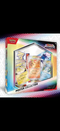 Pokemon TCG SV8.5 Prismatic Evolutions Poster Collection Box Factory Sealed - Image 1