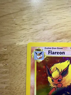 Pokemon TCG Flareon Jungle 3/64 Holo Unlimited LP Condition - Image 3