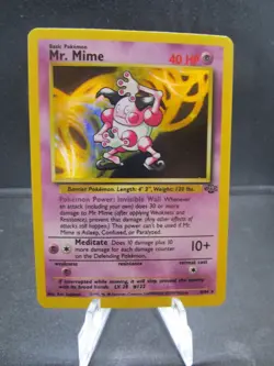 Pokemon TCG Mr. Mime Jungle 6/64 Holo Unlimited Holo - Legendsonmain - Image 1