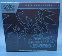 Pokemon Phantasmal Flames Elite Trainer Box ETB Sealed w/ Protector - Image 1