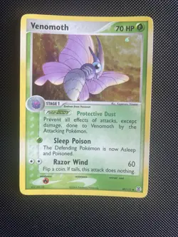 Pokemon Venomoth Reverse Holo EX FireRed & LeafGreen 49/112 NM/LP - Image 1