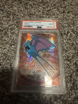 Topps Chrome Zubat Pokemon T.V. Spectra #41 PSA 8 NM-MT - Image 1