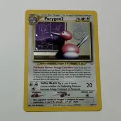 Pokemon TCG Porygon2 Neo Revelation Holo Rare 12/64 Stage 1 70 HP 2000 Unlimited - Image 1