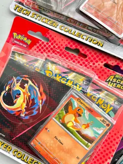 POKEMON ASCENDED HEROES Tech Sticker Collection - Sealed LOT OF 7!! - Image 3