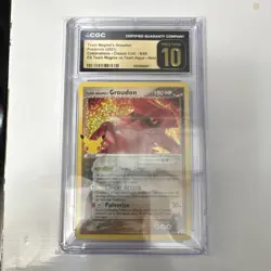 Pokemon Team Magma's Groudon Celebrations Classic Collection 9/95 Holo CGC 10 - Image 1