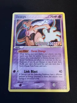 Deoxys 16/107 Pokemon Destiny Deoxys Stamped Movie Promo - Image 1