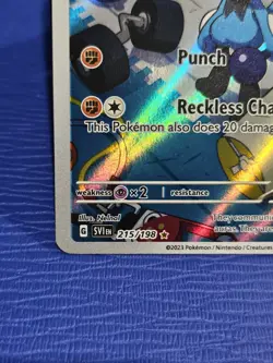 Pokemon TCG Riolu 215/198 Illustration Rare Scarlet And Violet Base Set NM - Image 4