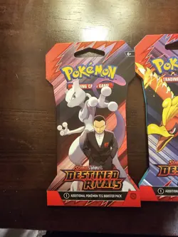 Pokemon Destined Rivals Sleeved Booster Pack Sealed Lot Of 3 - Image 2